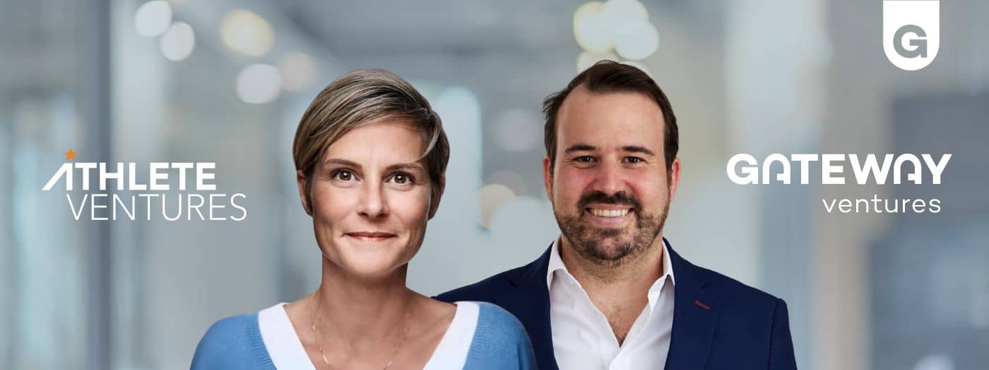 Marion Reichel von Athlete Ventures und Markus Kainz von Gateway Ventures